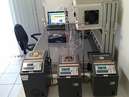 Calibração de controladores de temperatura rbc